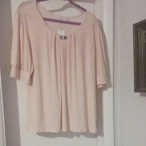 Notations Soft Pink Blouse